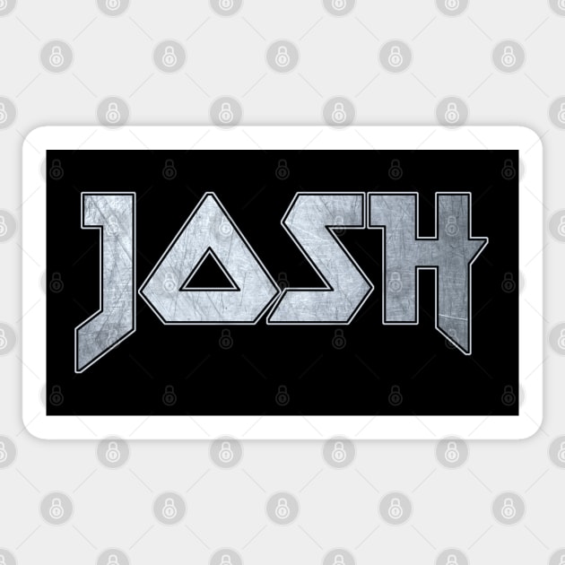 Heavy metal Josh Sticker by KubikoBakhar